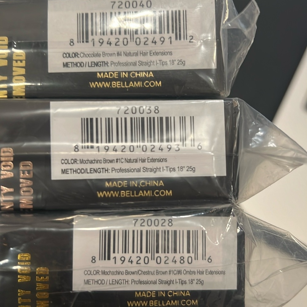 Bellami itip 18” set of 3 Brand new sealed!
